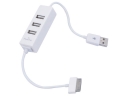 3 Port USB 2.0 Hub for iPhone / iPad / iPod-White